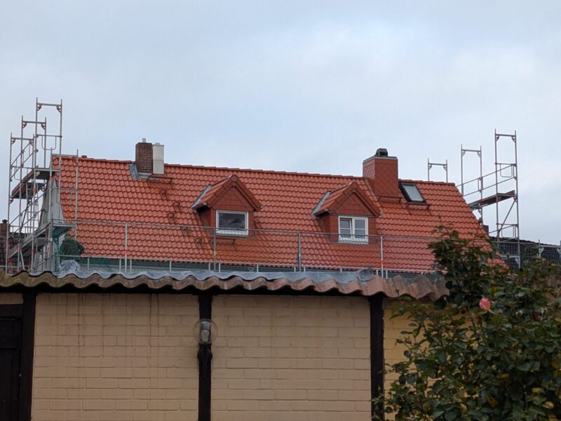 EIndeckung in Braas Doppel-S Klinkerrot